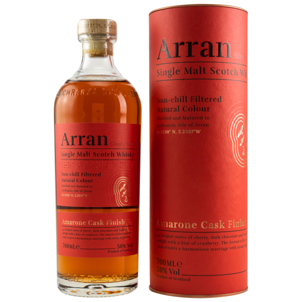 Arran Amarone Cask Finish Single Malt Whisky 50%  0,7