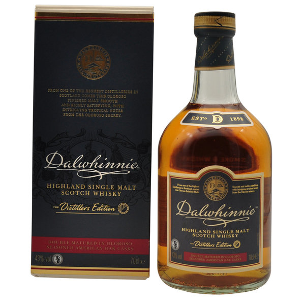 Dalwhinnie Distillers Edition mit Jahrgang 43%  0,7