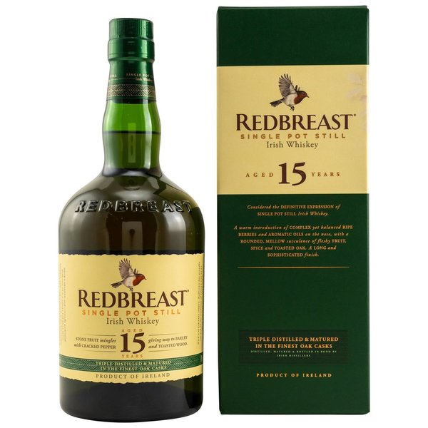 Redbreast 15 years old 46%  0,7