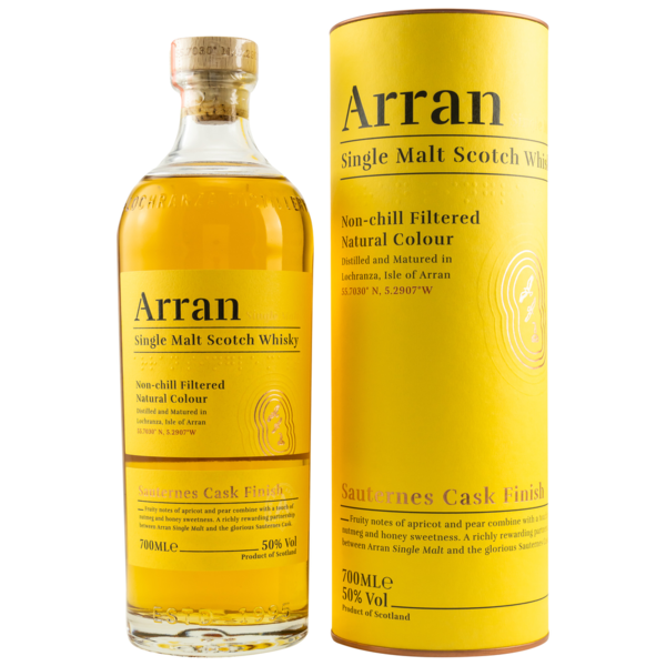 Arran Sauternes Cask Finish Single Malt Whisky 50%  0,7