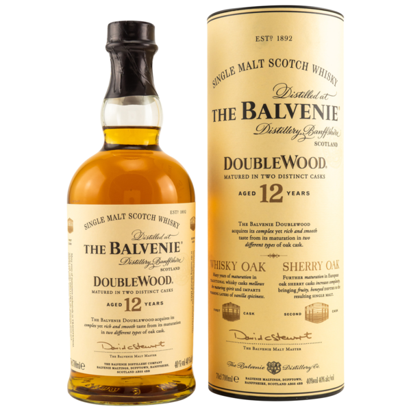Balvenie 12 years old Double Wood 40%  0,7