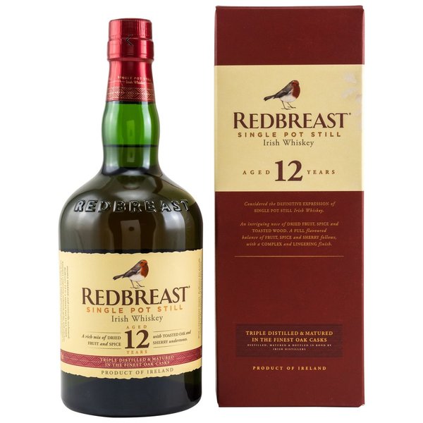 Redbreast 12 years old 40%  0,7