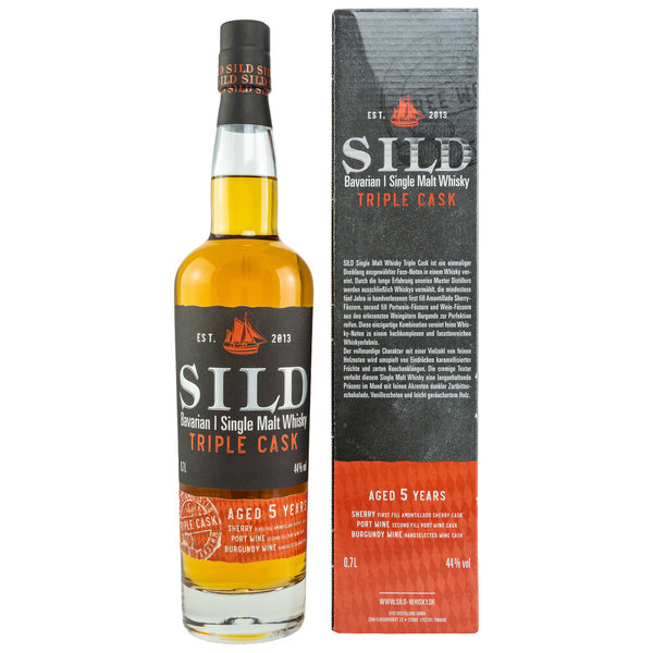 Sild - Triple Cask Single Malt Whisky 44%  0,7