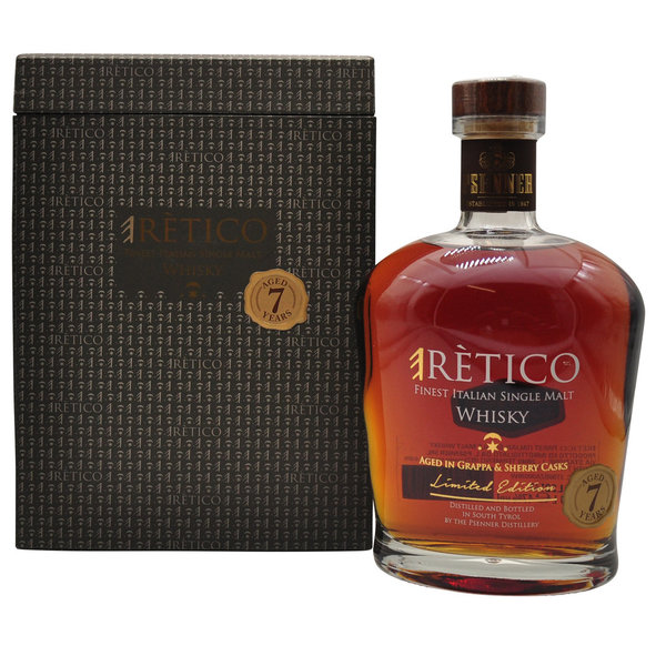 eRetico South Tyrol Single Malt Whisky 7 years old 43%  0,7