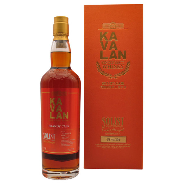 Kavalan Solist Brandy Cask Single Malt Whisky 57,8%  0,7