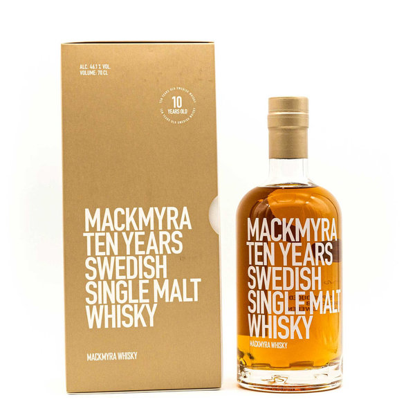 Mackmyra 10 years old Swedish Single Malt Whisky 46,1%  0,7