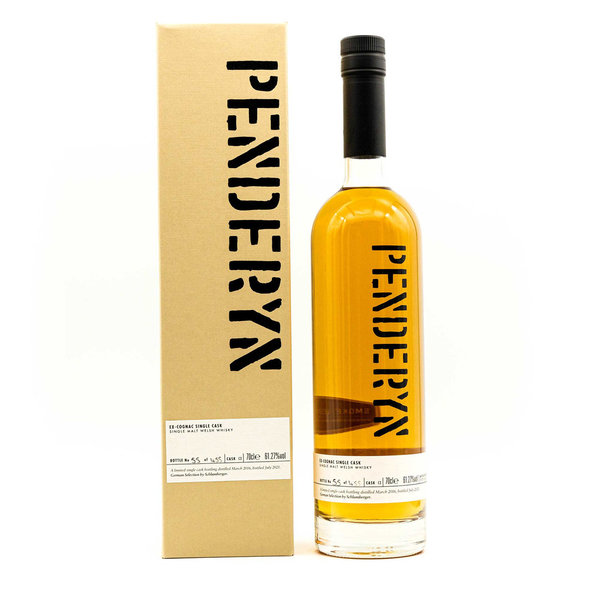Penderyn Ex- Cognac Single Cask Whisky 61,27%  0,7