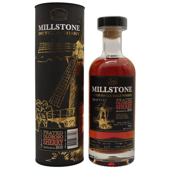 Zuidam Millstone Peated Oloroso Single Malt Whisky 46%  0,7