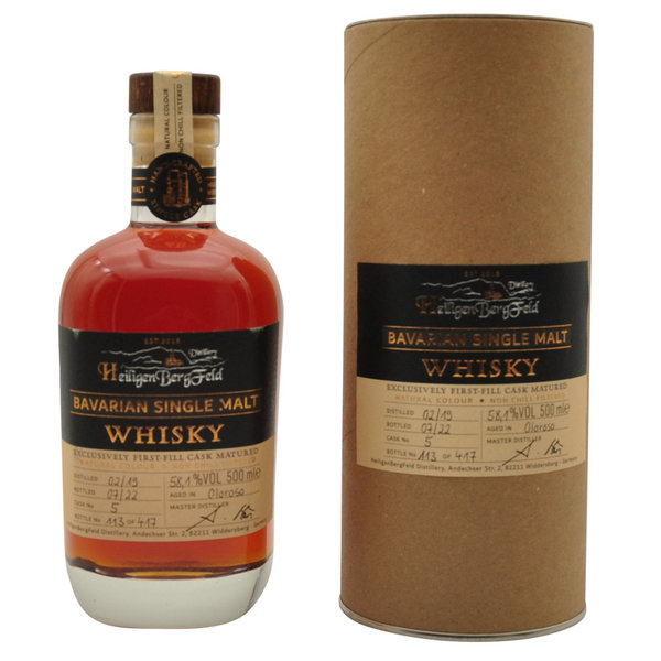 Heiligen Berg Feld Whisky Oloroso Cask 05 51,8%  0,5