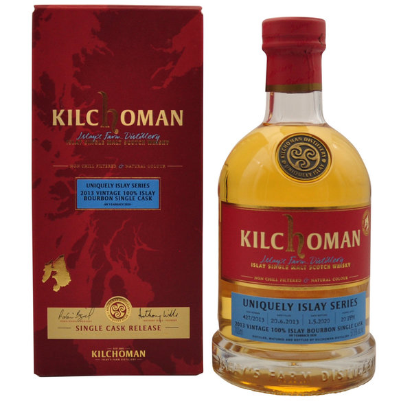 Kilchoman 2013/2020 Uniquely Islay Bourbon Cask 57,6%  0,7
