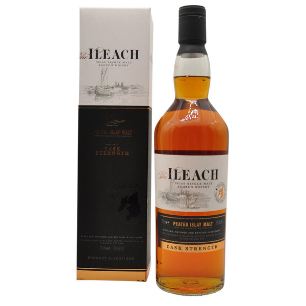 The Ileach peated Islay Single Malt Whisky 58%  0,7
