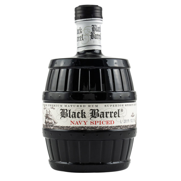 A.H.Riise Black Barrel Navy Spiced Rum 40%  0,7