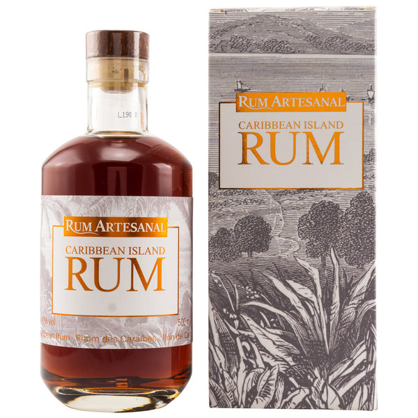 Rum Artesanal Caribbean Island 40%  0,5