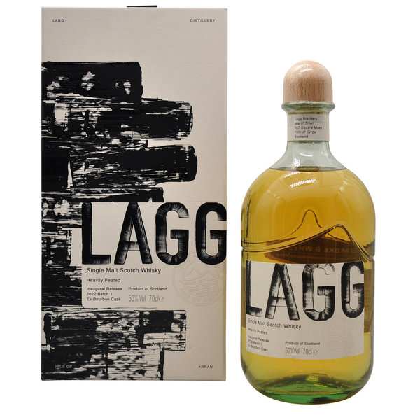 Lagg 2022 Batch 1 Ex-Bourbon Single Malt Whisky 50%  0,7
