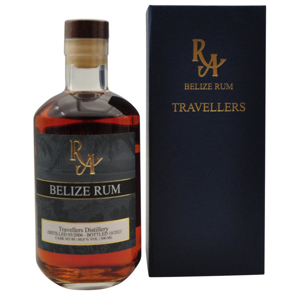 Travellers Distillery Belize 2006/2023 RA 60,8%  0,5